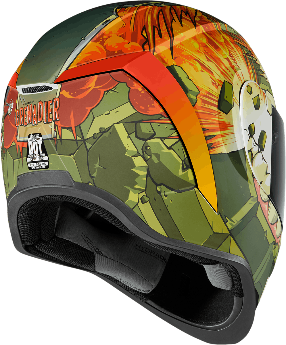 Icon Airform™ Helmet - Grenadier - Green - Medium 0101-14743