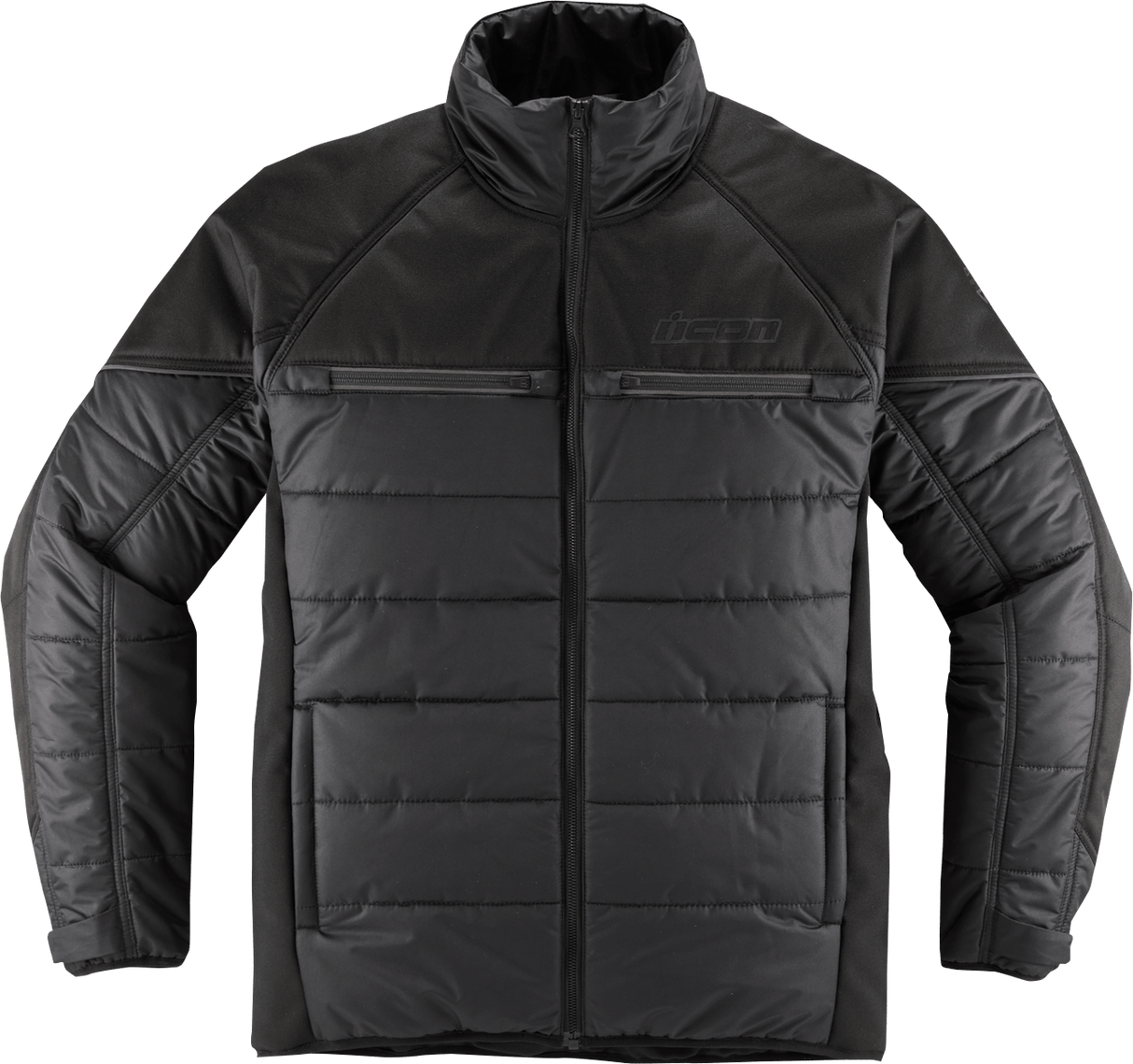 ICON Ghost Puffer Jacket - Black/Charcoal - 2XL 2820-6194