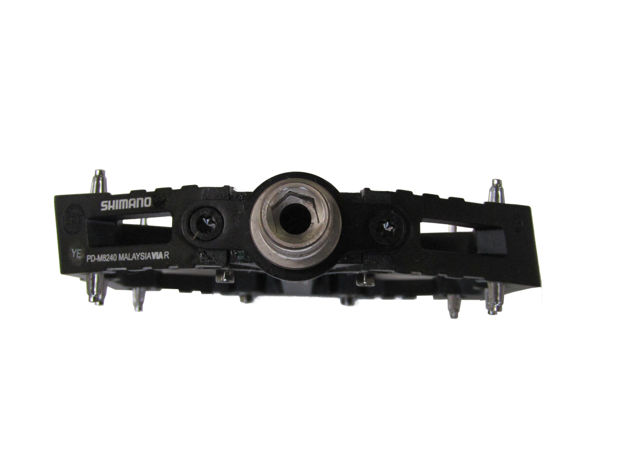 Shimano PEDAL PD-M8240 DEORE XT FLAT PEDAL W/O REFLECTOR BLACK