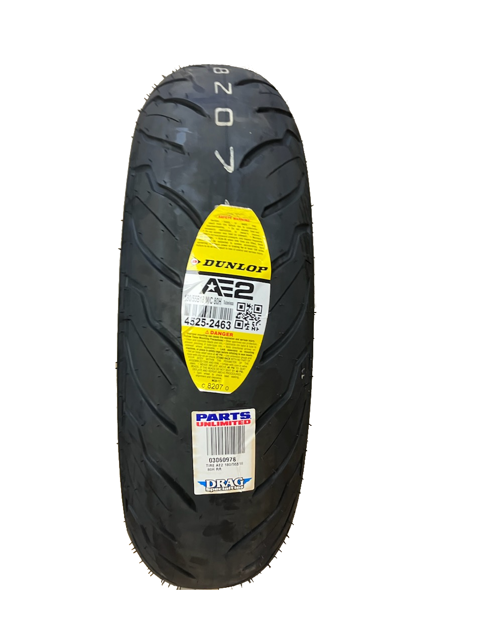 DUNLOP Tire - AE2 - Rear - 180/55B18 - 80H 45252463