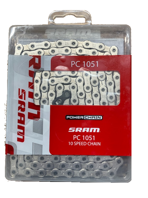 SRAM PC-1051 Chain - 10-Speed, 144 Links, Silver