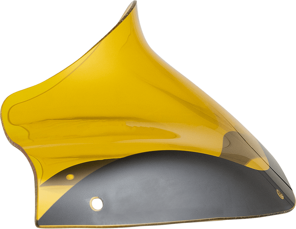 KLOCK WERKS Kolor Flare* Windshield - 8" - Yellow - FLTR KWW-01-0690