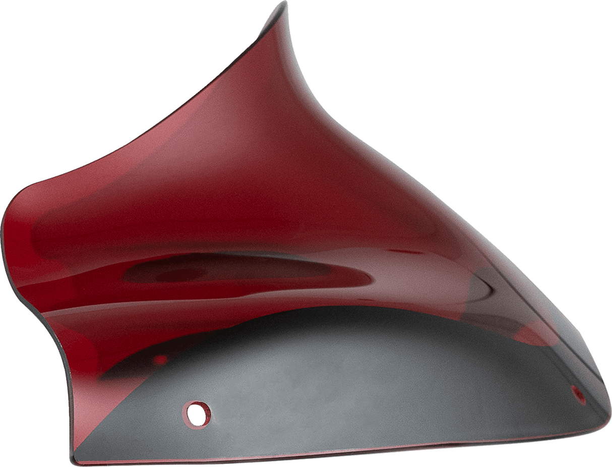 KLOCK WERKS Kolor Flare* Windshield - 8" - Red - FLTR KWW-01-0691