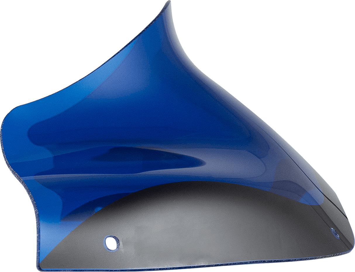 KLOCK WERKS Kolor Flare* Windshield - 8" - Blue - FLTR KWW-01-0693
