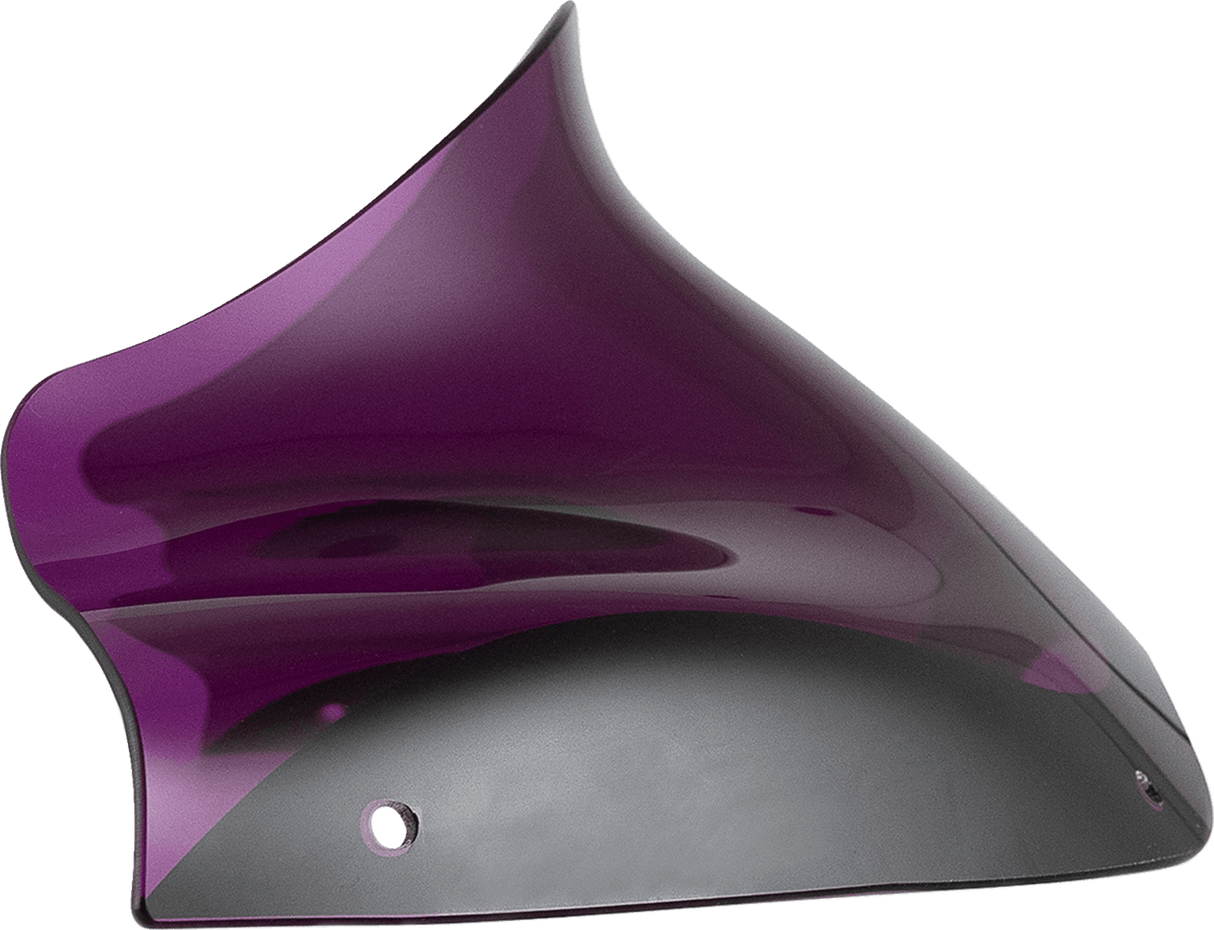 KLOCK WERKS Kolor Flare* Windshield - 8" - Purple - FLTR KWW-01-0694