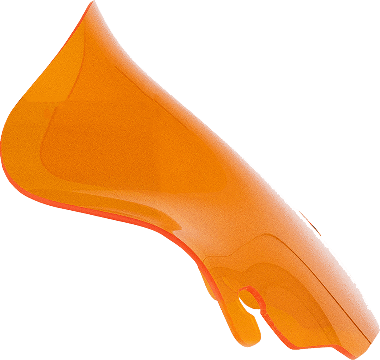 KLOCK WERKS Kolor Flare* Windshield - 6-1/2" - Orange - FLH KWW-01-0695