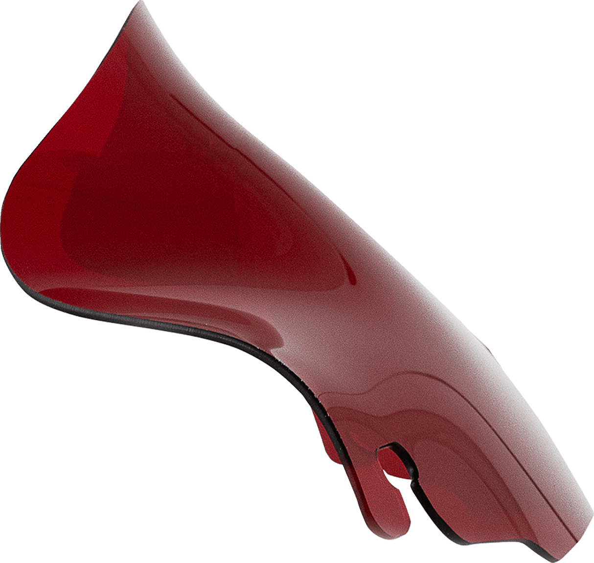 KLOCK WERKS Kolor Flare* Windshield - 6-1/2" - Red - FLH KWW-01-0697