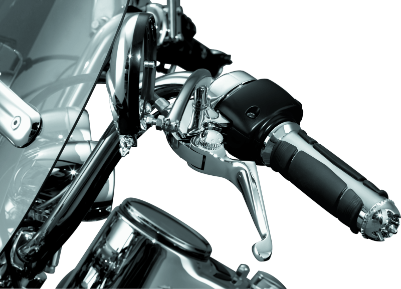 Kuryakyn Boss Blades With Adjustable Clutch 96-Up Cable Chrome - Cycle City Outdoors