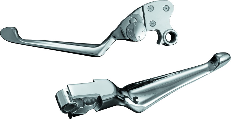 Kuryakyn Boss Blades With Adjustable Clutch 96-Up Cable Chrome - Cycle City Outdoors