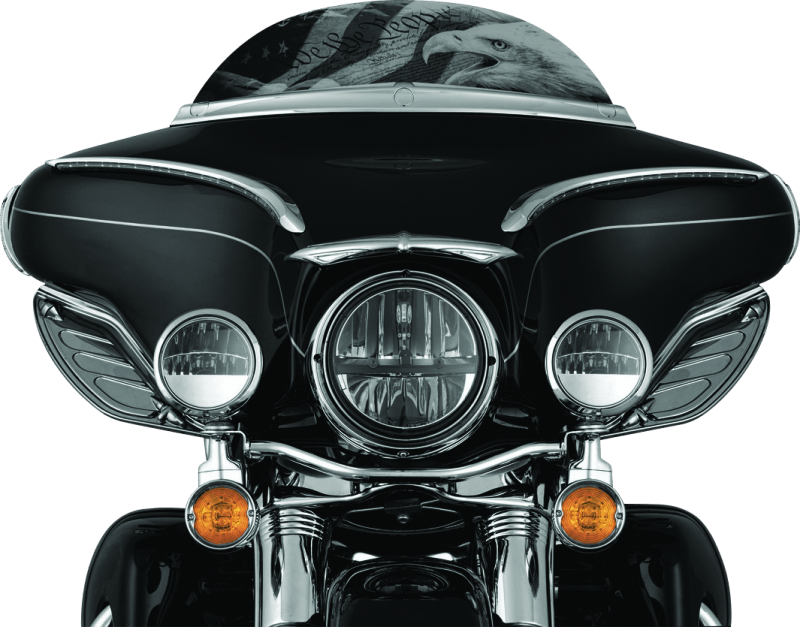 Kuryakyn Dragon Wing Air Deflectors Dark Smoke - Cycle City Outdoors