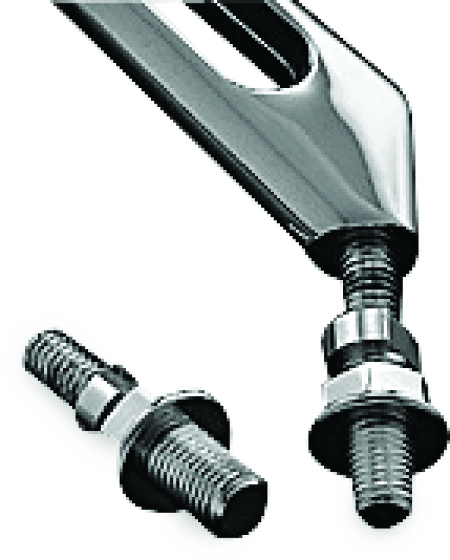 Kuryakyn Mirror Adapter Metric Chrome - Cycle City Outdoors