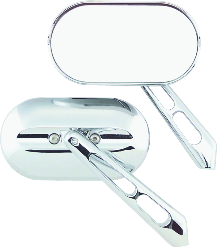 Kuryakyn Magnum Mirrors Small Flat Glass Chrome - Cycle City Outdoors