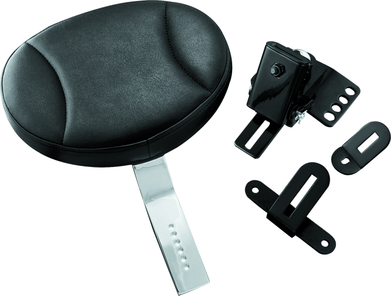 Kuryakyn Plug-In Driver Backrest 97-Up Touring Chrome - Cycle City Outdoors