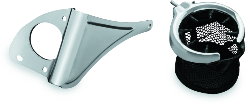 Kuryakyn Passenger Drink Holder With Basket 14-Up Touring Right Side Chrome - Cycle City Outdoors