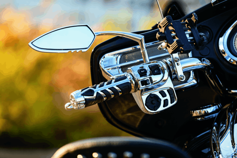 Kuryakyn Raised Mirror Adaptors Metric Models (Excluding Yamaha) Chrome - Cycle City Outdoors