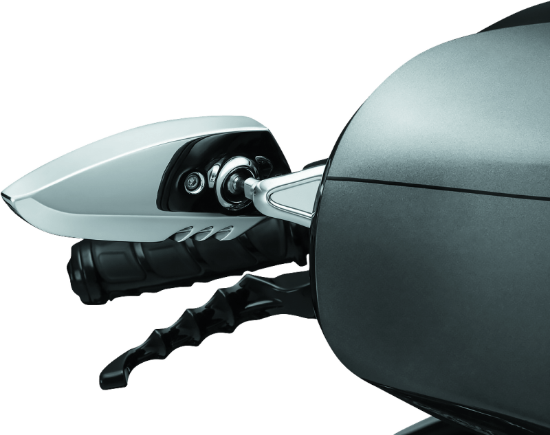 Kuryakyn Fairing Mount Scythe Mirror Chrome - Cycle City Outdoors