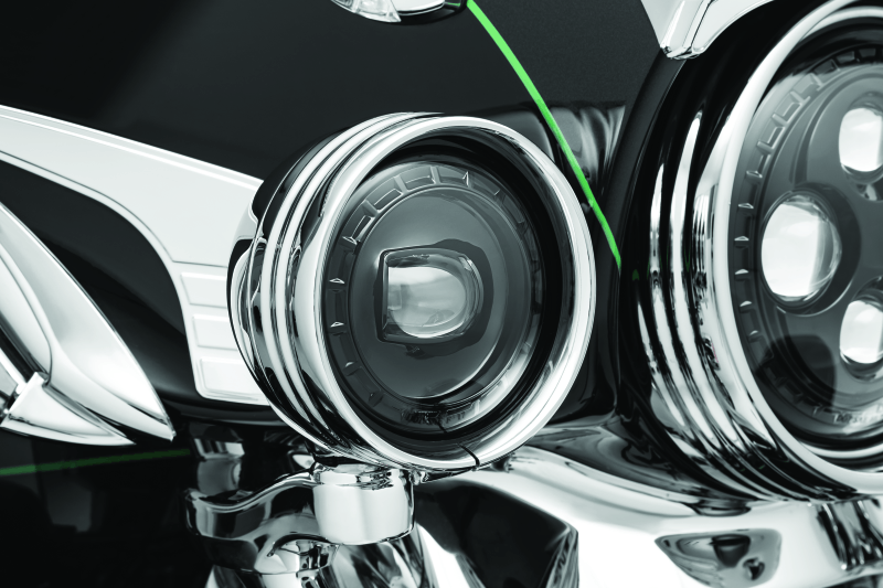 Kuryakyn Orbit 4-1/2in Passing Lamps Black - Cycle City Outdoors