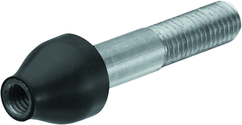 Kuryakyn Micro/Rhombus Replacement Rubber Adapter M8X40mm Threaded Stud Black - Cycle City Outdoors