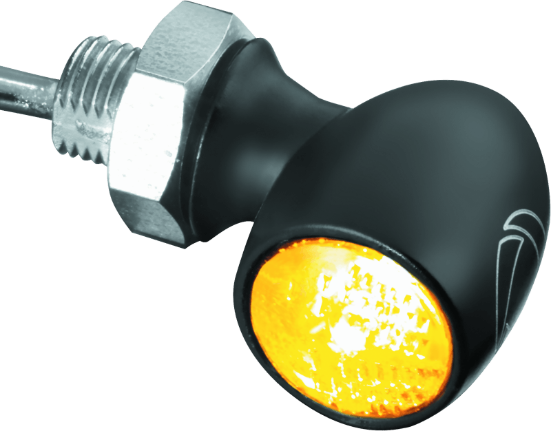 Kuryakyn Kellerman Atto Smoke Lens Red Run-Brake Satin Black - Cycle City Outdoors