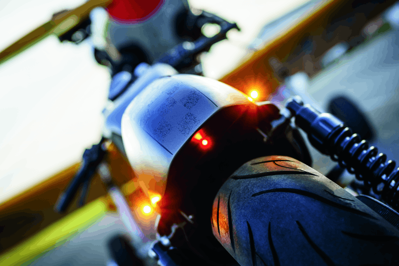 Kuryakyn Kellerman Atto Smoke Lens Red Run-Brake Satin Black - Cycle City Outdoors