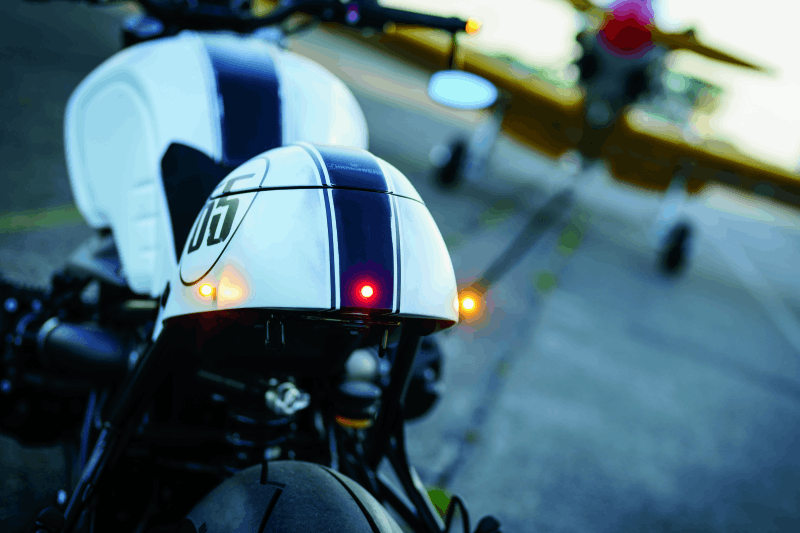 Kuryakyn Kellerman Atto Smoke Lens Red Run-Brake Satin Black - Cycle City Outdoors