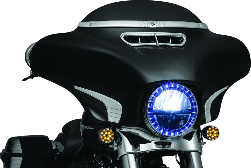 Kuryakyn Tri-Line Windshield Trim Chrome - Cycle City Outdoors