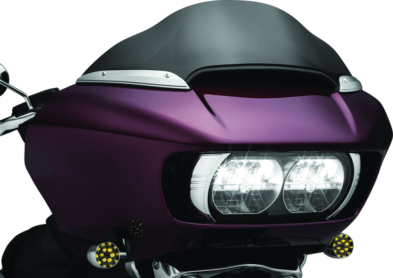 Kuryakyn Windshield Side Trims Chrome - Cycle City Outdoors