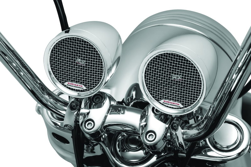 Kuryakyn Road Thunder Speaker Pods Bluetooth Audio Controller Chrome - Cycle City Outdoors