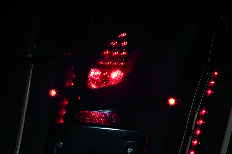 Kuryakyn Rear Turn Signal & License Plate Mount Indian Black - Cycle City Outdoors