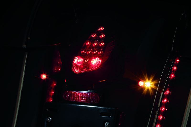 Kuryakyn Rear Turn Signal & License Plate Mount Indian Black - Cycle City Outdoors