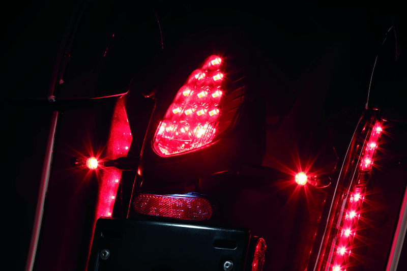 Kuryakyn Rear Turn Signal & License Plate Mount Indian Black - Cycle City Outdoors