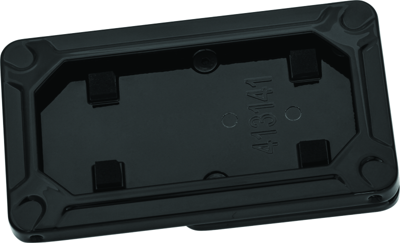Kuryakyn Nova Side Mount License Plate Frame Gloss Black - Cycle City Outdoors