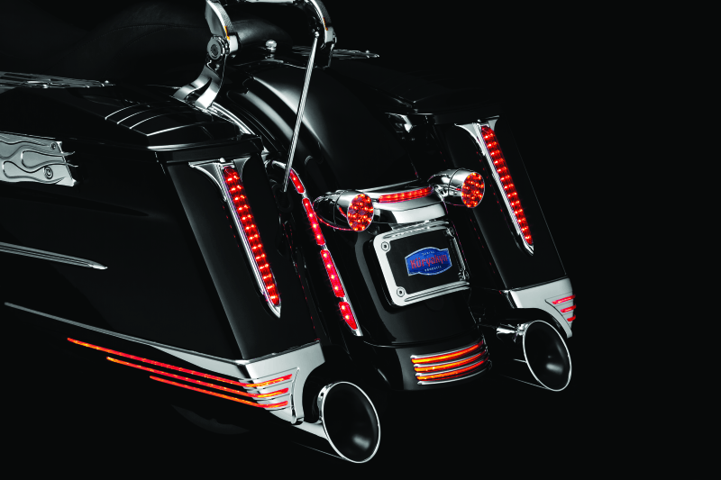 Kuryakyn L.E.D. Turn Signal Bar Filler Panel Red - Cycle City Outdoors