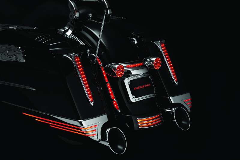 Kuryakyn L.E.D. Turn Signal Bar Filler Panel Red - Cycle City Outdoors