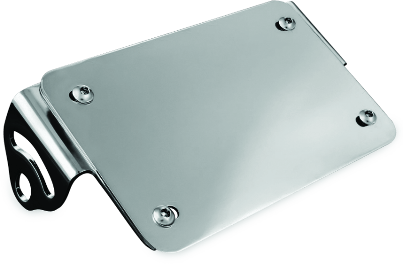 Kuryakyn License Plate Turn Signal & Marker Light Mount Chrome - Cycle City Outdoors