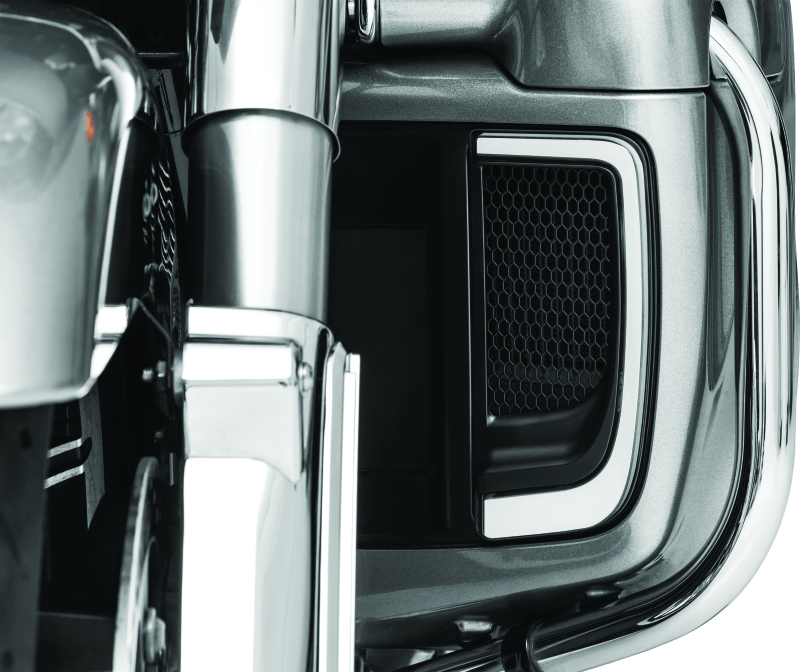 Kuryakyn Tracer Lower Fairing Grill Black - Cycle City Outdoors