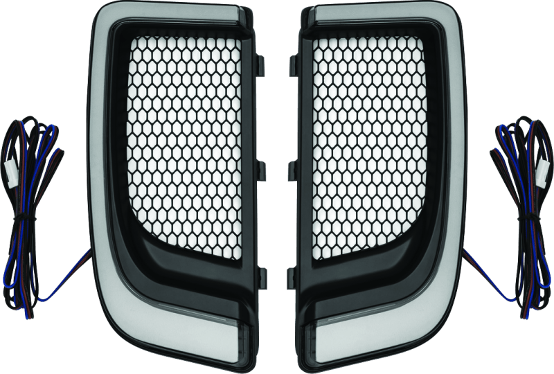 Kuryakyn Tracer Lower Fairing Grill Black - Cycle City Outdoors