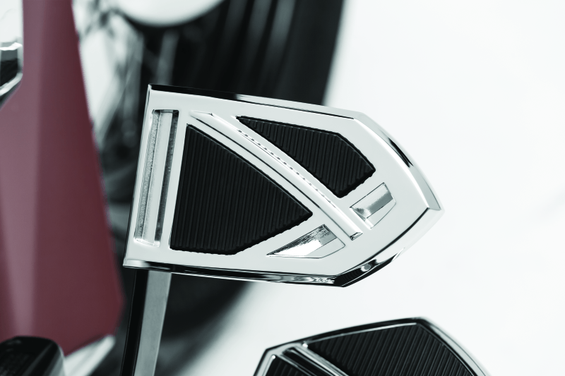 Kuryakyn Phantom Brake Pedal Pad For 18-Up FL Softails Chrome - Cycle City Outdoors