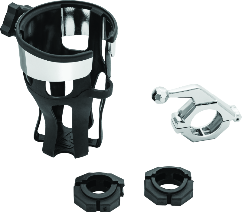 Kuryakyn Universal Reflex Drink Holder With Bar Mount Chrome - Cycle City Outdoors