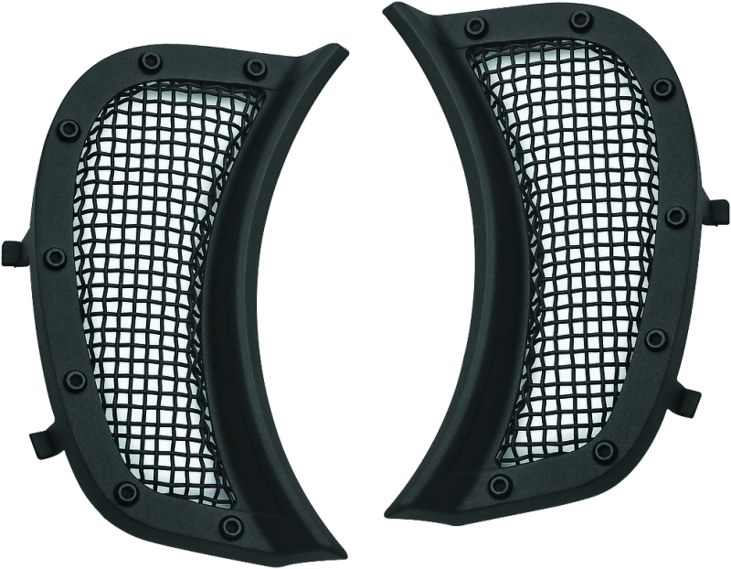 Kuryakyn Mesh Headlight Vent Accents Black - Cycle City Outdoors