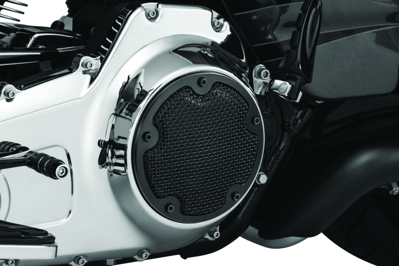 Kuryakyn Mesh Derby Cover Black - Cycle City Outdoors