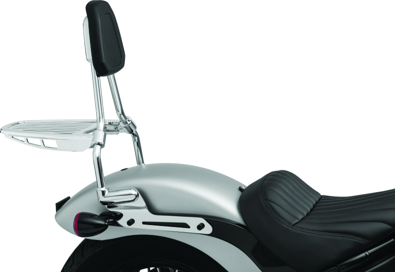Kuryakyn Luggage Rack Sissy Bar Chrome - Cycle City Outdoors