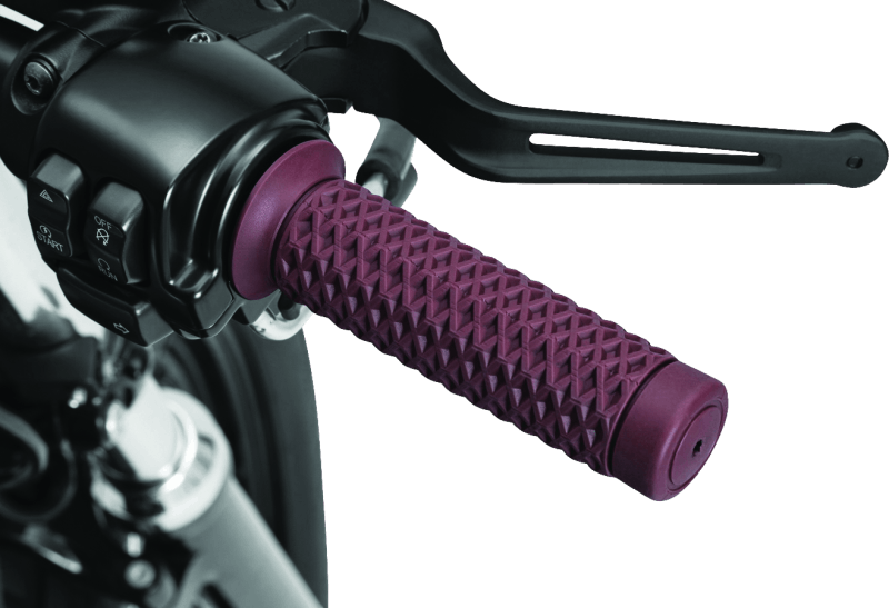 Kuryakyn Braaap Grips 1in Red - Cycle City Outdoors