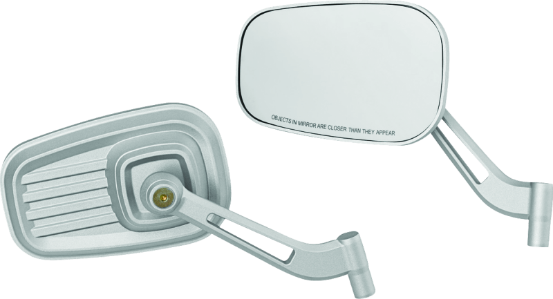 Kuryakyn Dillinger Mirrors Silver - Cycle City Outdoors