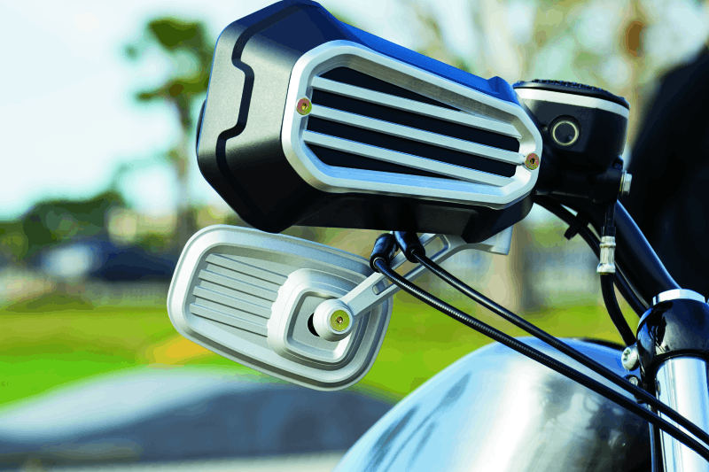 Kuryakyn Dillinger Mirrors Silver - Cycle City Outdoors
