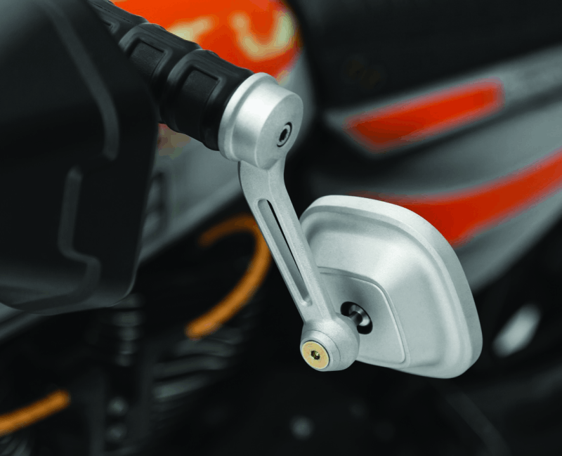 Kuryakyn Dillinger Bar End Mirrors Silver - Cycle City Outdoors