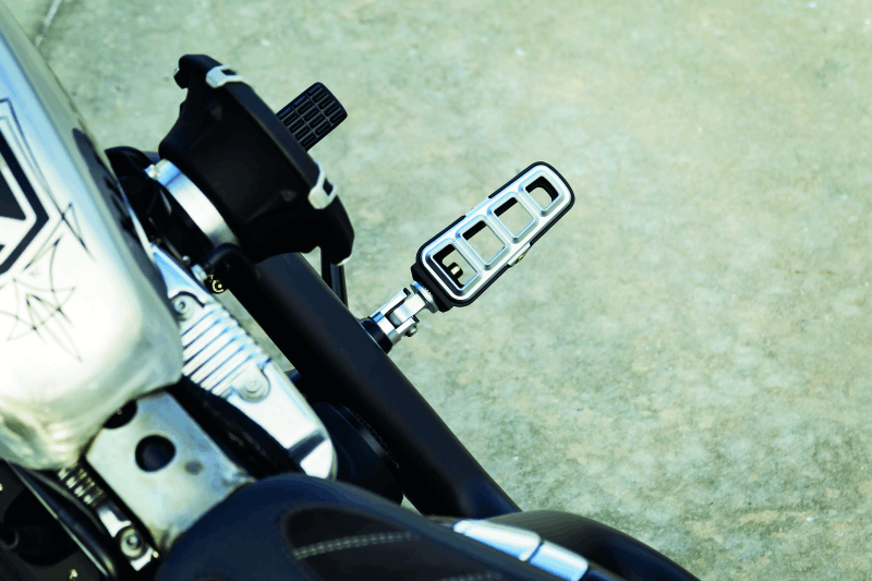 Kuryakyn Dillinger Pegs Without Adapter Silver - Cycle City Outdoors