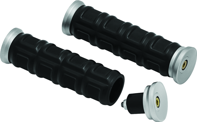 Kuryakyn Dillinger Grips 7/8in Universal Nickel - Cycle City Outdoors