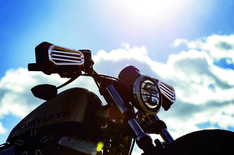 Kuryakyn Dillinger Handguards Silver - Cycle City Outdoors