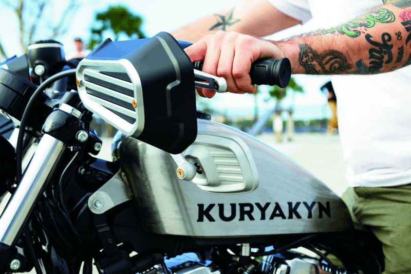 Kuryakyn Dillinger Handguards Silver - Cycle City Outdoors